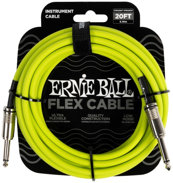 Ernie Ball 6419 Kabel 6m Grün
