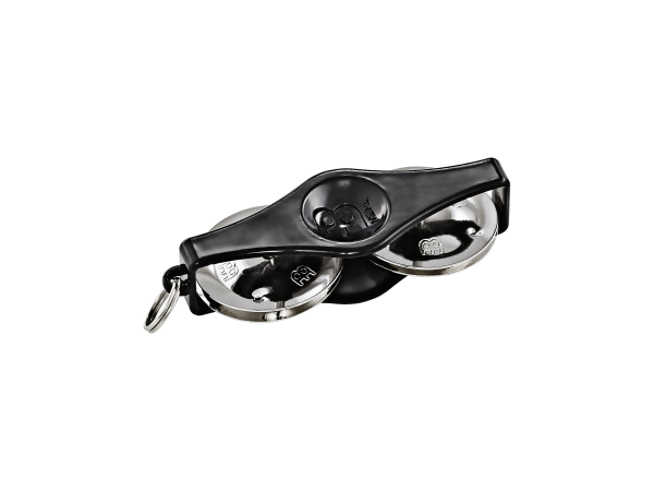 Meinl Key Ring Shaker KRT-BK Tambourine ABS Kunststoff schwarz/vernickelter Stahl