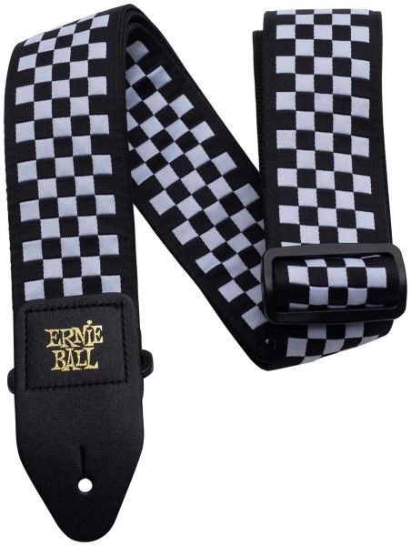 Ernie Ball Jacquard Black & White Checkered