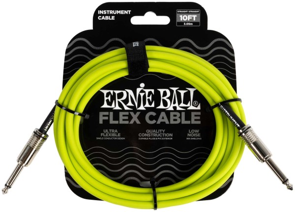 Ernie Ball 6414 Kabel 3m Grün
