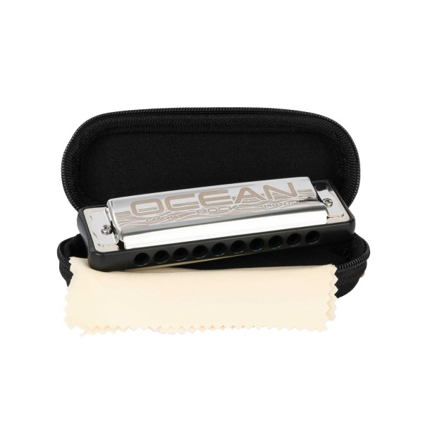 Cascha HH 2327 Ocean Rock Back Harmonica C Diatonic