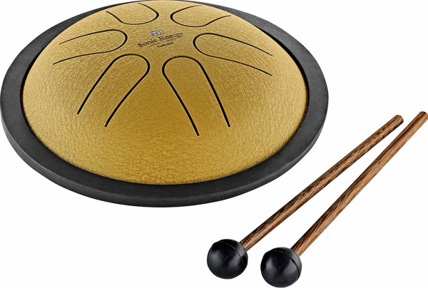 Meinl Mini Steel Tongue Drum, B Major, Gold MSTD3G