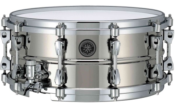 Tama 14"x6" Starphonic Brass Nickel Plating and Clear Top PBR146