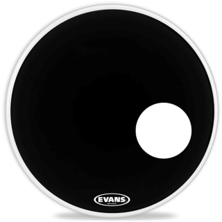 Evans EQ3 Black 22", BD22RB, Bass Drum Reso