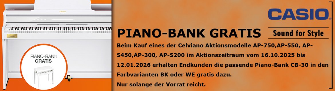 Casio Celviano - Pianobank gratis